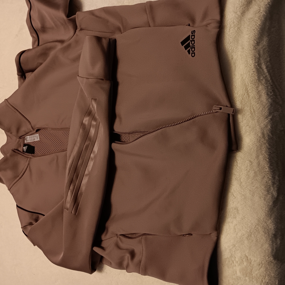 Adidas Mauve Zip-Up Jacket